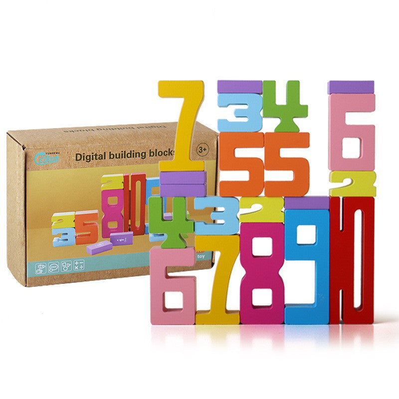 Pädagogische Mathe und Zahlen Lernblöcke