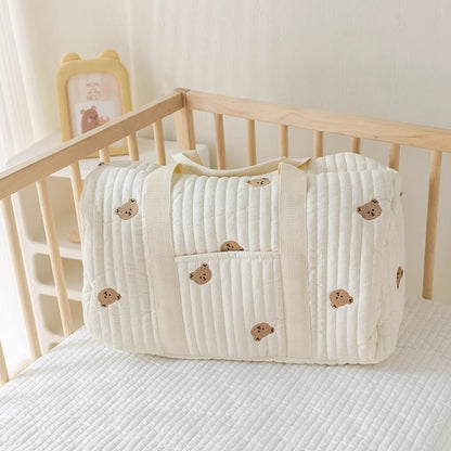 Große Mammi Baby Tasche - Platz für alles was Mütter brauchen!