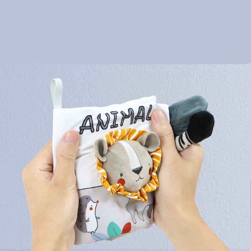 Sensorisches Plüschtier Spielbuch für Kinder