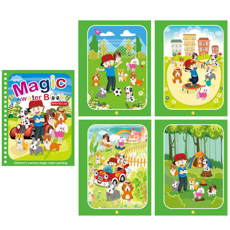 Magisches Wasser Malbuch für Kinder