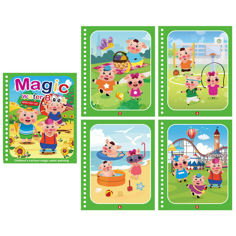 Magisches Wasser Malbuch für Kinder