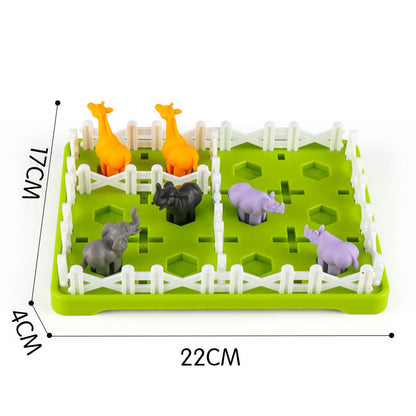 Montessori Farm Tier Puzzle und Lernspielzeug