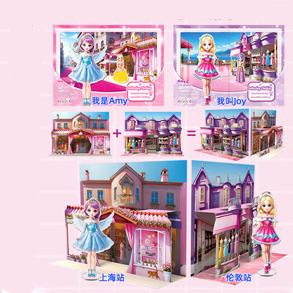 Faltbare Mode Botique Spielbuch