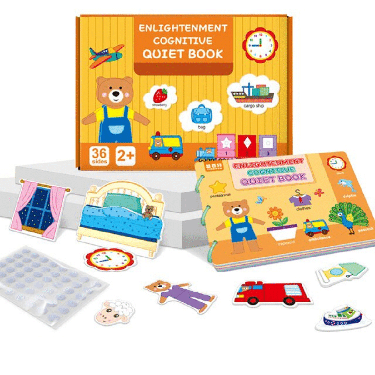 Interaktives Lernspiel - Klettbuch Für Kinder