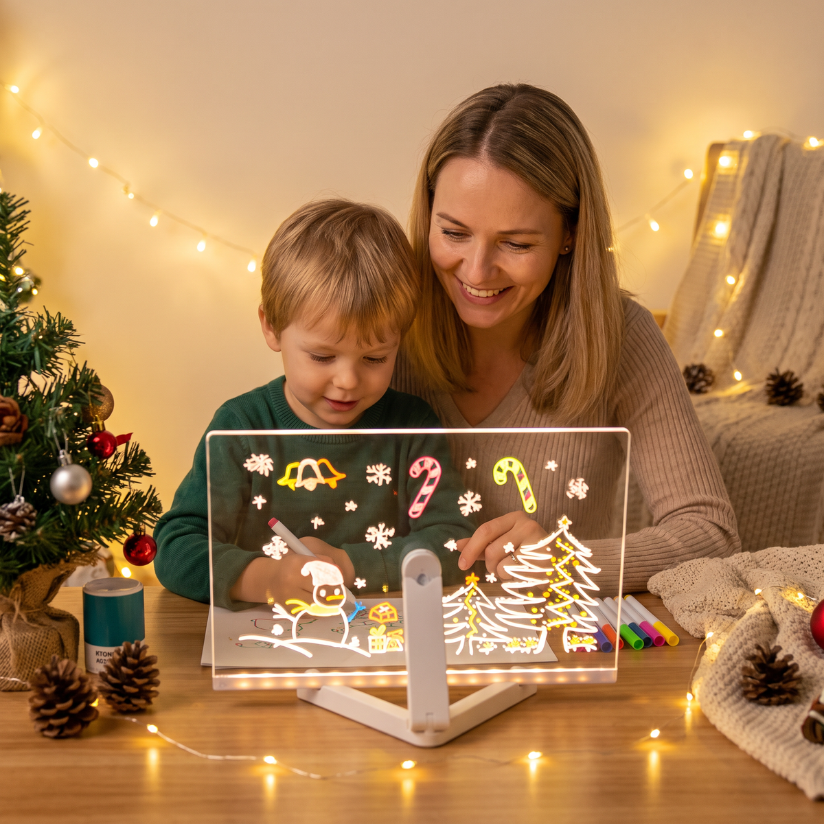 Leuchtendes LED Zeichenbrett für Kinder