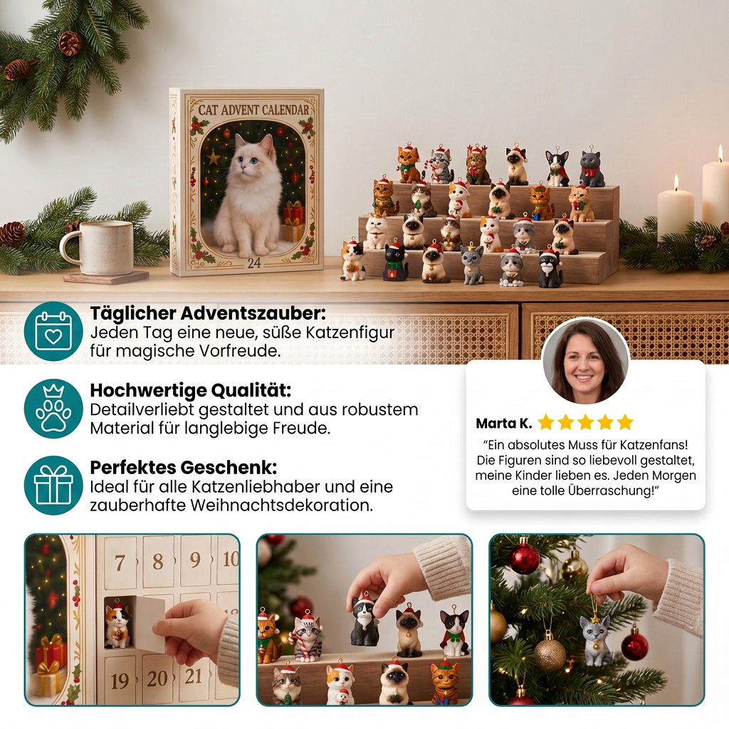 24-Tage Katzen Adventskalender