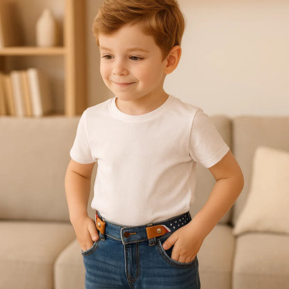 Angenehme Elastische Kinder Gürtel - Passend für jedes Alter