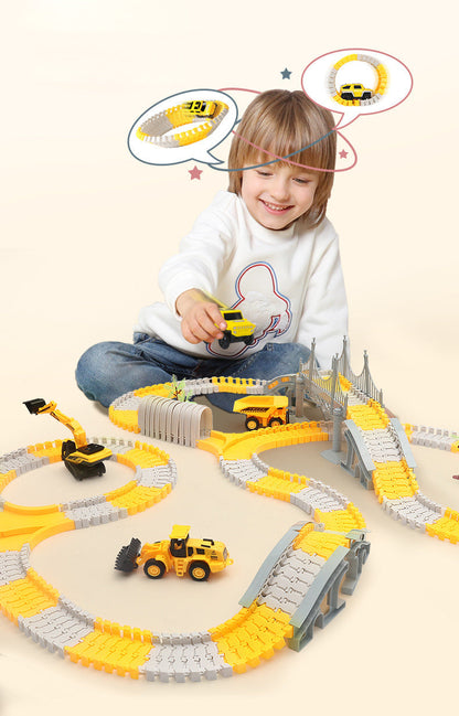 Gestalte Deine Eigene Baustelle – Flexibles Rennstrecken-Set