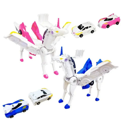 Magnetische Einhorn Verwandlungsautos