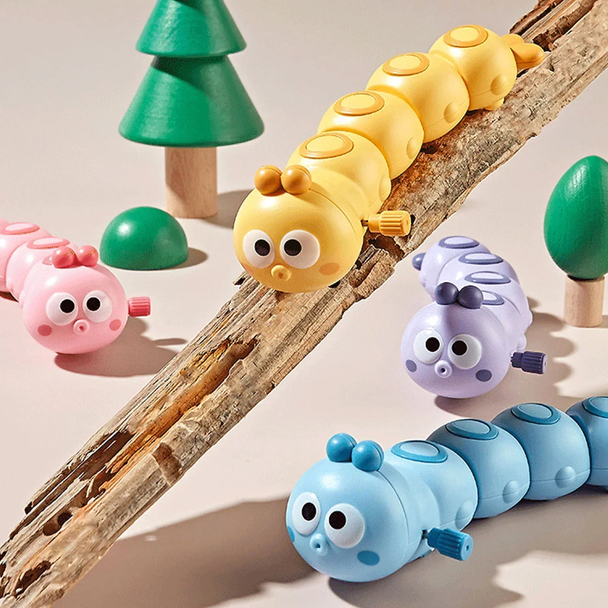 Aufziehbare Raupen Kinder Bauchlage und Krabbelspielzeug