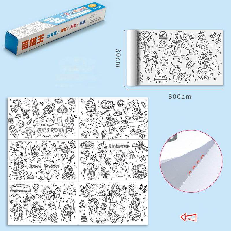 Lassen Sie Die Fantasie Ihrer Kinder Fliegen! - XXL- Malpapier