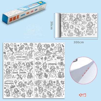 Lassen Sie Die Fantasie Ihrer Kinder Fliegen! - XXL- Malpapier