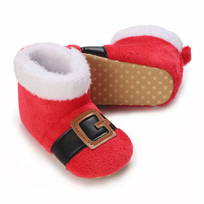 Weihnachtshausschuhe für Kinder - Süße Rentier & Santa Designs