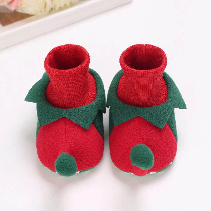 Weihnachtshausschuhe für Kinder - Süße Rentier & Santa Designs