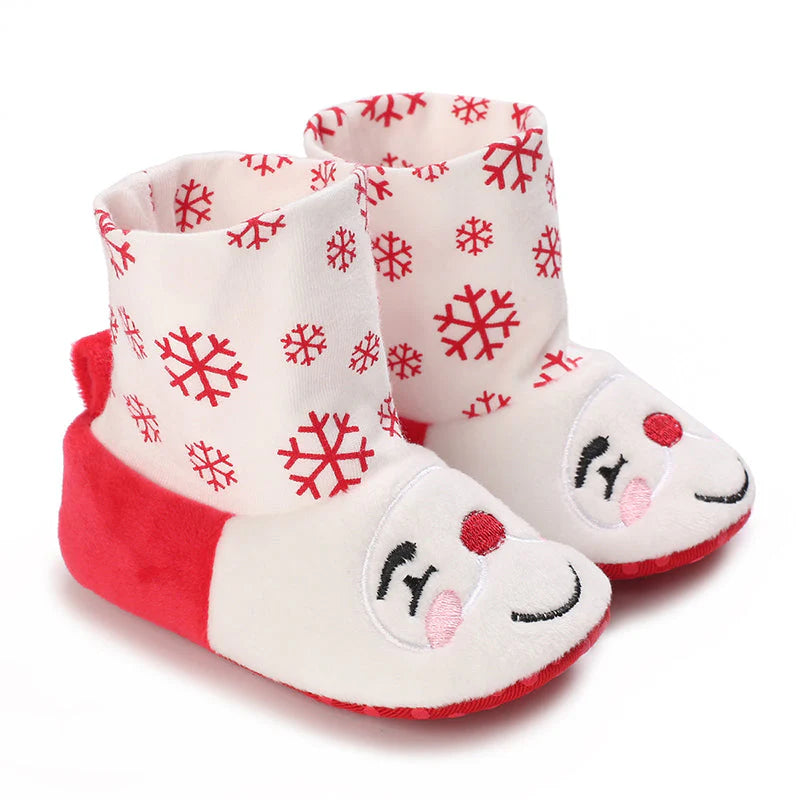 Weihnachtshausschuhe für Kinder - Süße Rentier & Santa Designs