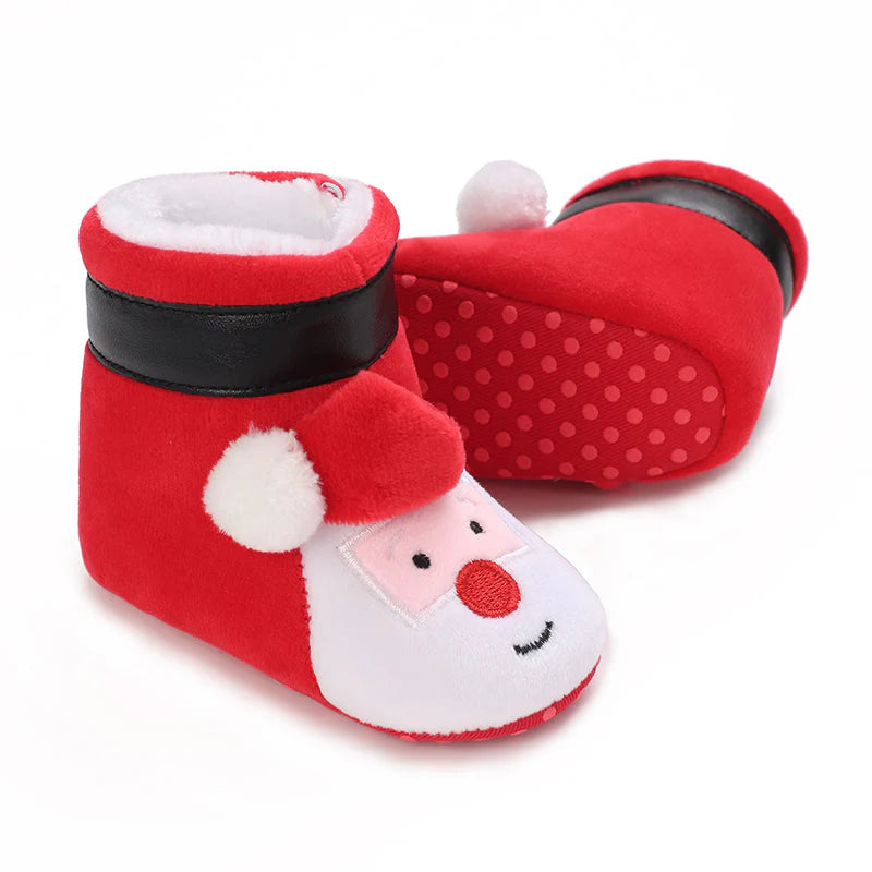 Weihnachtshausschuhe für Kinder - Süße Rentier & Santa Designs