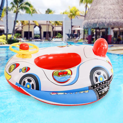 Aufblasbarer Baby Schwimmring mit Lenkrad