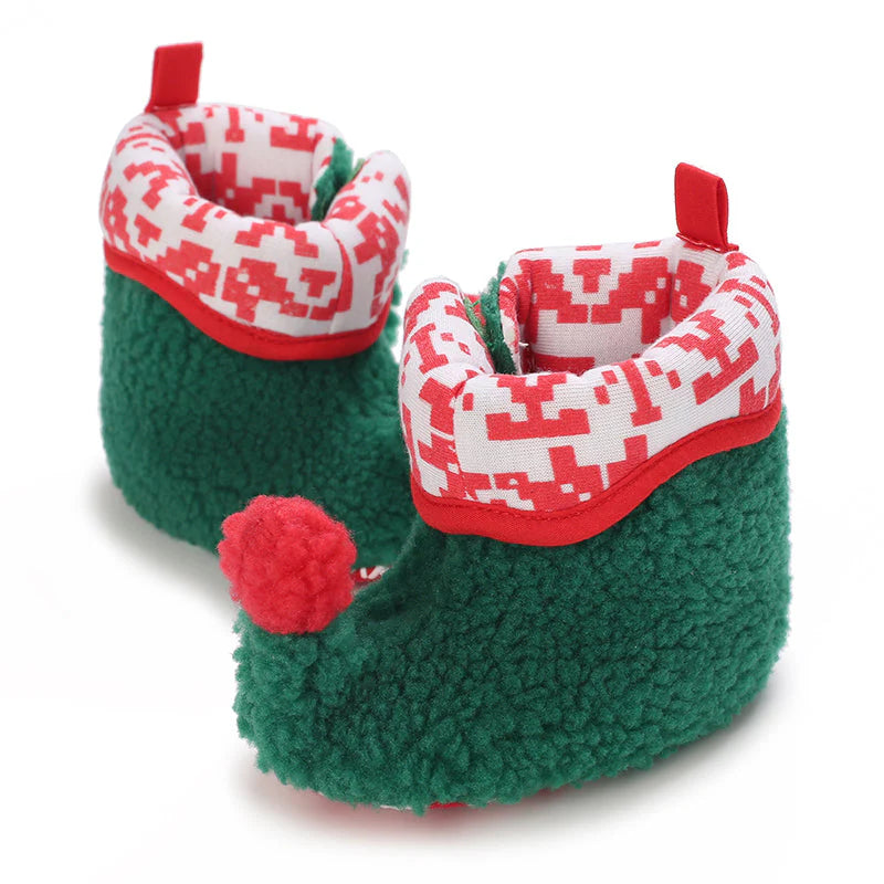 Weihnachtshausschuhe für Kinder - Süße Rentier & Santa Designs