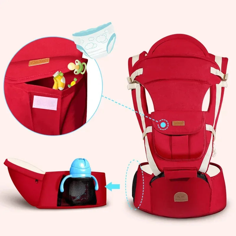 Baby Tragehilfe 3-in-1 – Ergonomischer Tragegurt für Neugeborene
