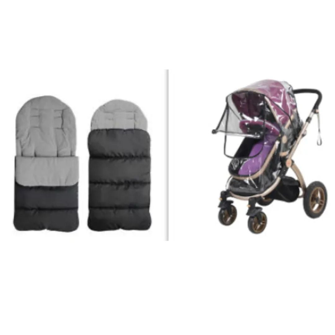 Regenverdeck für Kinderwagen – Wasserdichte Schutzhülle für Kinderwagen