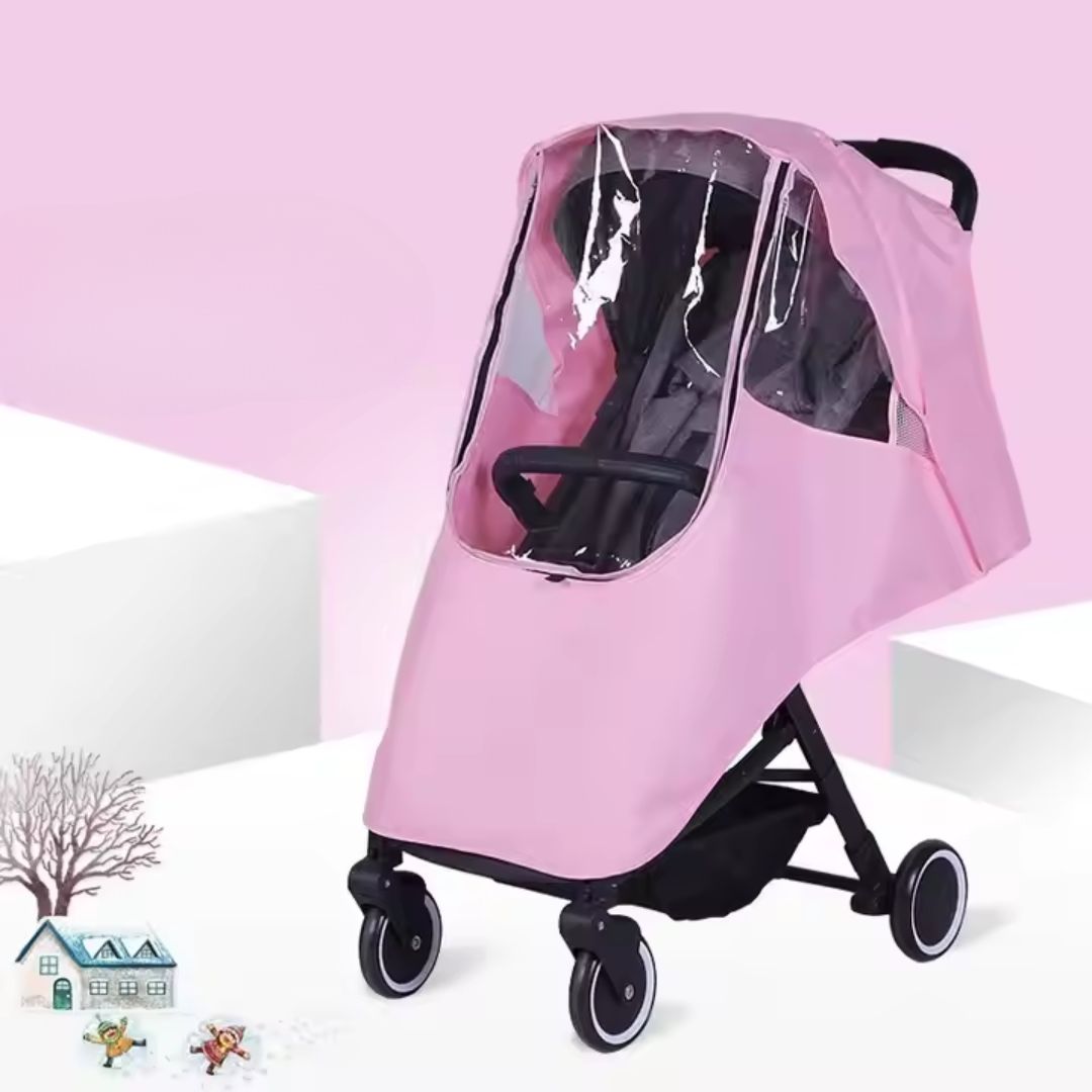 Kinderwagen Regenschutz – Wasserdichte Abdeckung für Kinderwagen