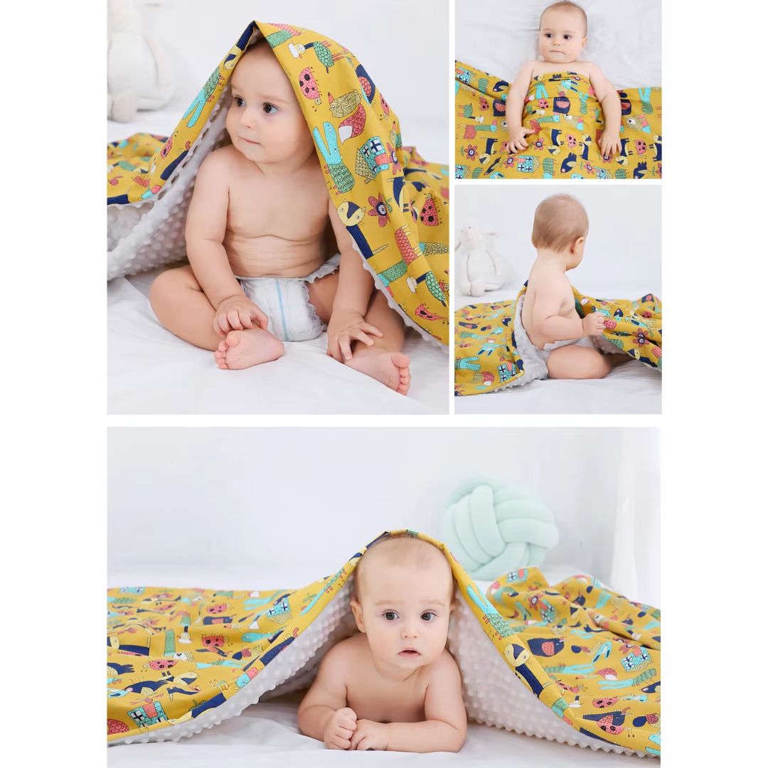 Baumwolle Baby Decke – Weiche und Kuschelige Decke für Neugeborene