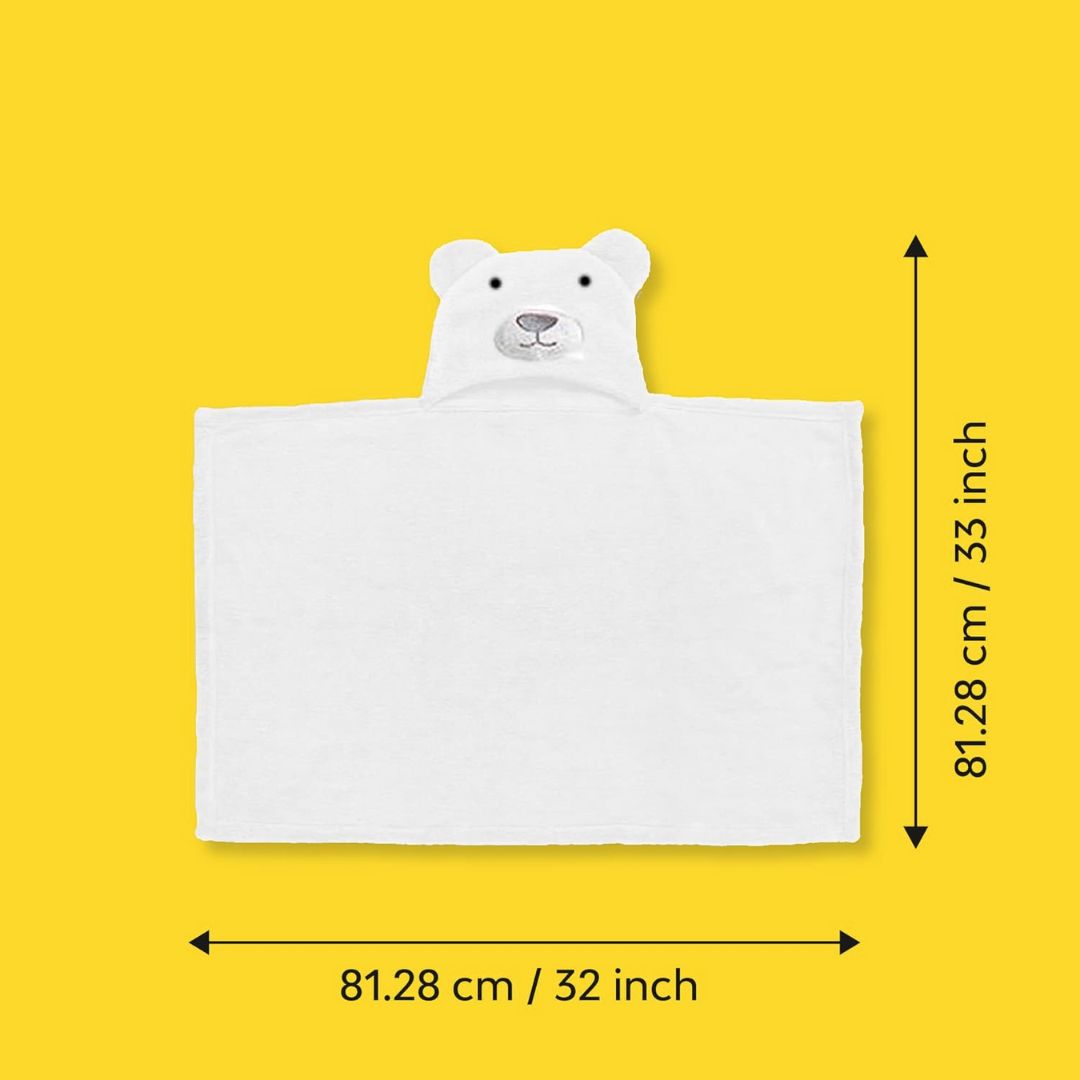 Baby Badetuch mit Kapuze – Weiches und Flauschiges Handtuch