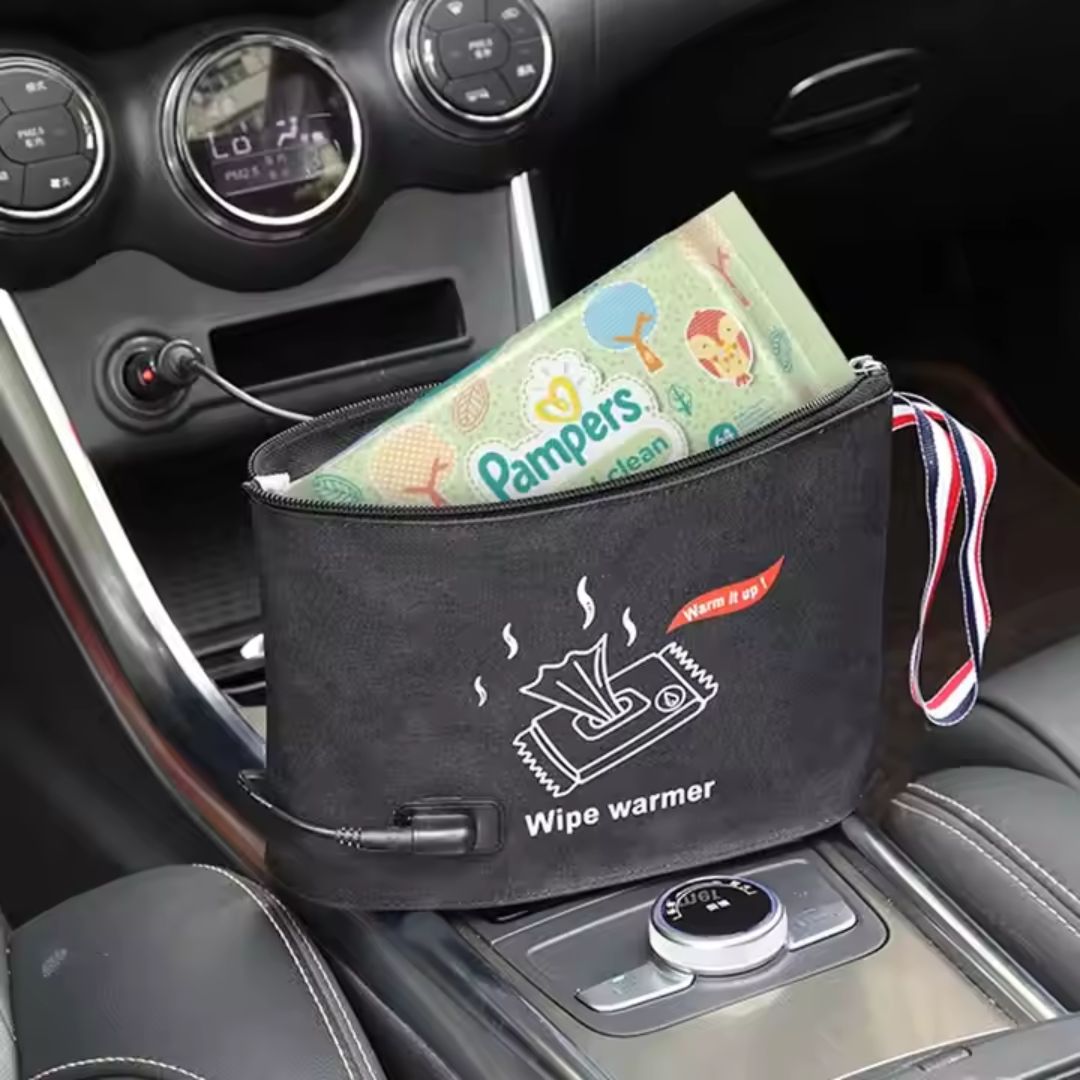 Wischabenteuer im Auto – Tragbarer Feuchttuchwärmer für den Autoeinsatz
