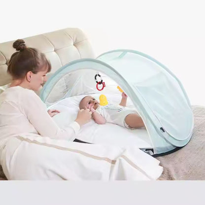 Baby Moskito-Netz – Zusammenklappbares Baby Reisebett und Schutznetz