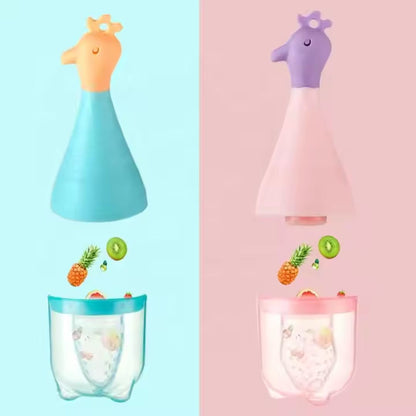 Baby Obst- und Gemüse Beißring – Fütterungshilfe mit Tier-Design
