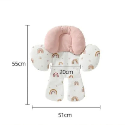 Baby Sitzverkleinerer mit Kopfstütze – Weiches Kissen für Babyschale & Kinderwagen