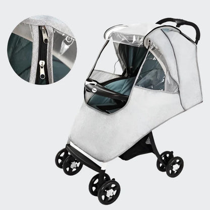 Kinderwagen Regenschutz – Wasserdichte Abdeckung für Kinderwagen