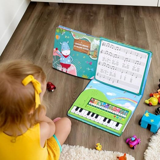 Magische Musik – Kinder-Klavierbuch mit Lichtern und Liedern