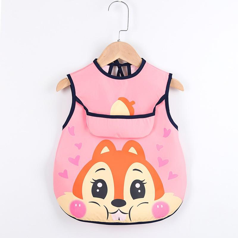 Baby-Schürze mit Taschen für Malen und Essen