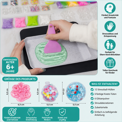 DIY-Anti-Stressball-Bastelset für Kinder – Eigene Squishy-Sensorikbälle herstellen