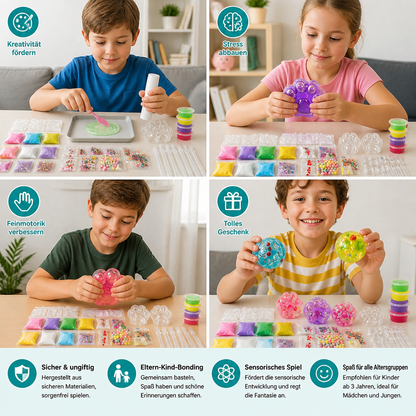 DIY-Anti-Stressball-Bastelset für Kinder – Eigene Squishy-Sensorikbälle herstellen