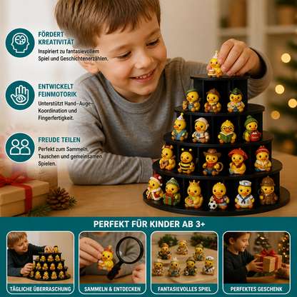 24-Tage-Adventskalender mit magischen Enten & sammelbaren Mini-Figuren