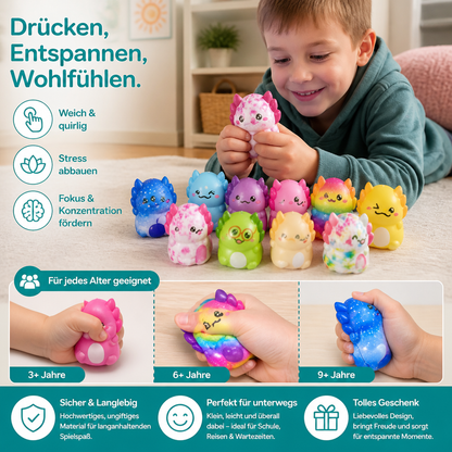 24er-Pack weiche Axolotl-Squishy-Anti-Stress-Spielzeuge