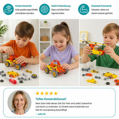 Flexibles MINT-Schrauben- & Muttern-Bausteinset