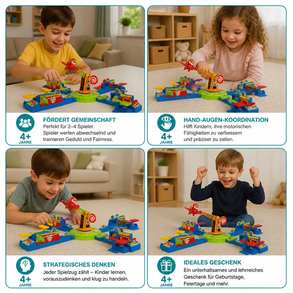 Interaktives Flugzeug-Brettspiel – Spannendes Mehrspieler-Familienspiel