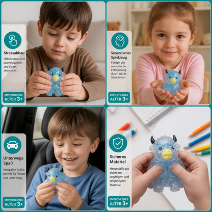 Mini-Highland-Rind-Squishy als Anti-Stress-Spielzeug
