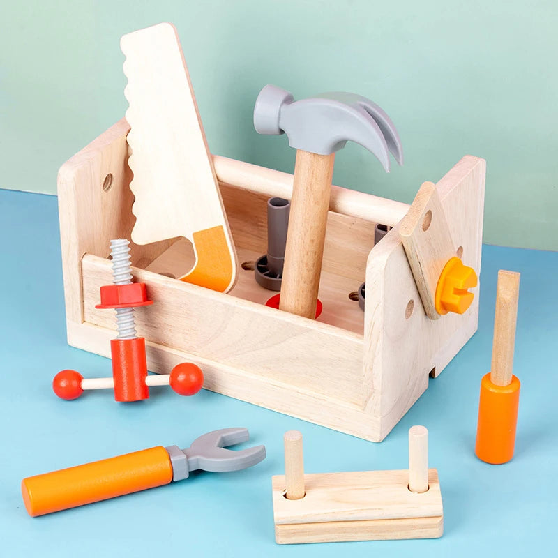Für kleine Baumeister - Tischler-Werkzeugset