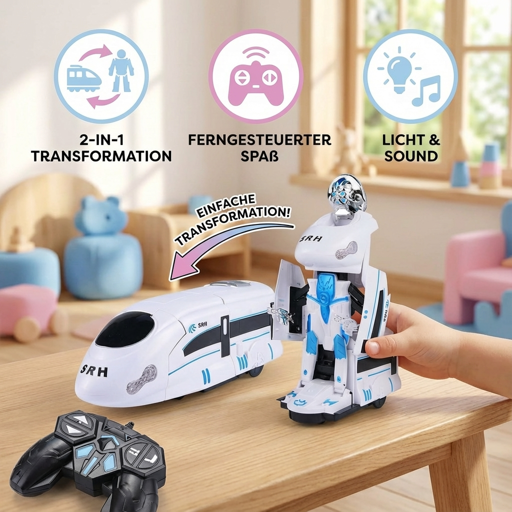 Transformierendes Roboter Zug Spielzeug