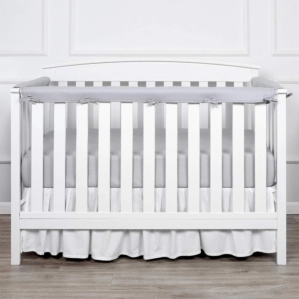 Baby Bettnestchen aus Baumwolle – Weicher Stoßschutz fürs Gitterbett