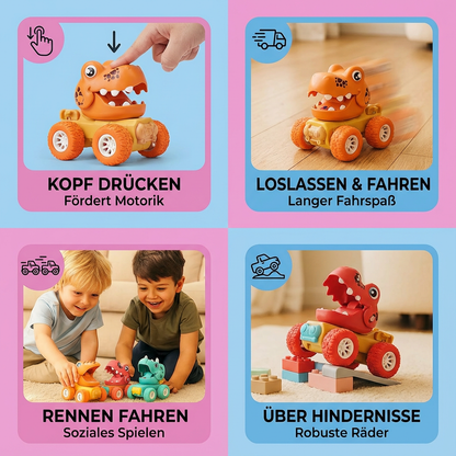 PUSH & DRIVE DINO MONSTERTRUCKS