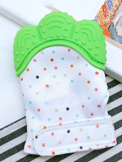 Beißhandschuh für Babys – Zahnungshilfe mit Weichem Silikon