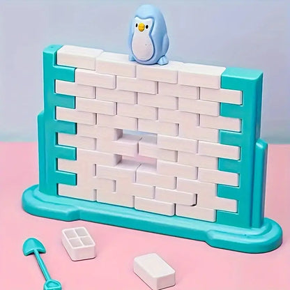 Pinguin Eiswand Balance Familien Spiel