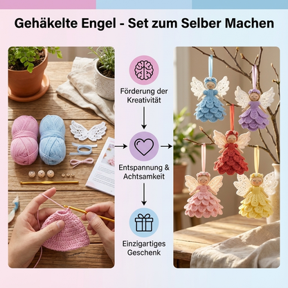 Gehäkelte Engel - Set zum Selber Machen