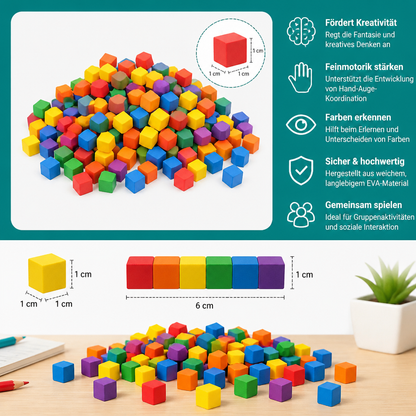Kreative sensorische Klebewürfel – Sticky Cubes