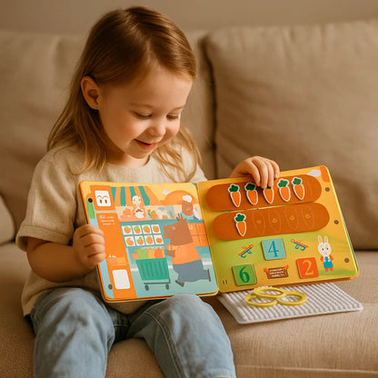 Sensorisches Montessori Beschäftigungsbuch